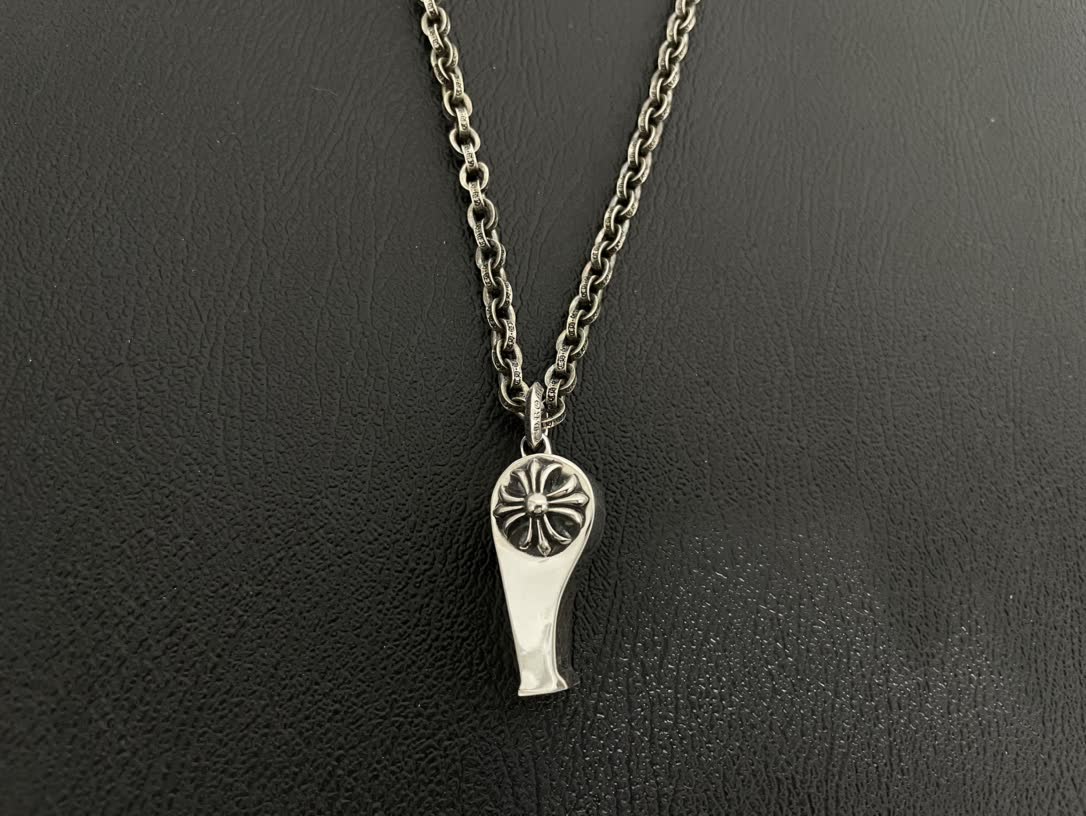 Chrome Hearts Silver Charm Necklaces